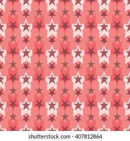 Seamless decorative vector background with stars. Print. Cloth design, wallpaper.