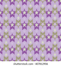 Seamless decorative vector background with stars. Print. Cloth design, wallpaper.