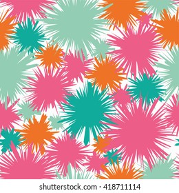Seamless decorative vector background with stars. Print. Cloth design, wallpaper.
