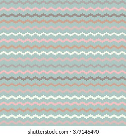 Seamless decorative vector background with zigzag line. Print. Cloth design, wallpaper. Vintage.