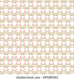 Seamless Decorative vector ornament flower print design pattern background image.