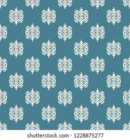 Seamless decorative vector pattern with elegant openwork ornament. Abstract background for printing on paper, wallpaper, covers, textiles, fabrics, for decoration, decoupage, scrapbooking and other