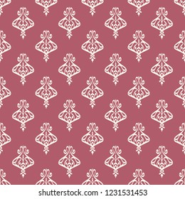 Seamless decorative vector pattern with elegant openwork ornament. Abstract background for printing on paper, wallpaper, covers, textiles, fabrics, for decoration, decoupage, scrapbooking and other