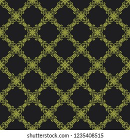 Seamless decorative vector pattern with elegant openwork ornament. Abstract background for printing on paper, wallpaper, covers, textiles, fabrics, for decoration, decoupage, scrapbooking and other