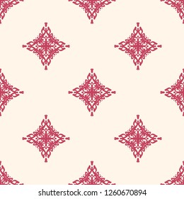 Seamless decorative vector pattern with elegant openwork ornament. Abstract background for printing on paper, wallpaper, covers, textiles, fabrics, for decoration, decoupage, scrapbooking and other