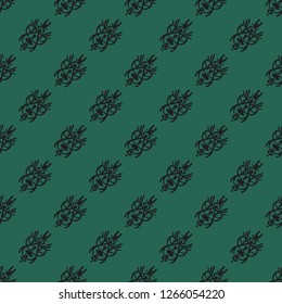 Seamless decorative vector pattern with elegant openwork ornament. Abstract background for printing on paper, wallpaper, covers, textiles, fabrics, for decoration, decoupage, scrapbooking and other