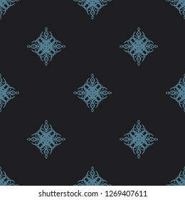 Seamless decorative vector pattern with elegant openwork ornament. Abstract background for printing on paper, wallpaper, covers, textiles, fabrics, for decoration, decoupage, scrapbooking and other