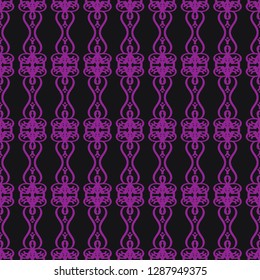 Seamless decorative vector pattern with elegant openwork ornament. Abstract background for printing on paper, wallpaper, covers, textiles, fabrics, for decoration, decoupage, scrapbooking and other