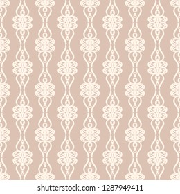 Seamless decorative vector pattern with elegant openwork ornament. Abstract background for printing on paper, wallpaper, covers, textiles, fabrics, for decoration, decoupage, scrapbooking and other