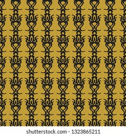 Seamless decorative vector pattern with elegant openwork ornament. Abstract background for printing on paper, wallpaper, covers, textiles, fabrics, for decoration, decoupage, scrapbooking and other