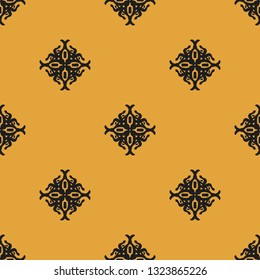 Seamless decorative vector pattern with elegant openwork ornament. Abstract background for printing on paper, wallpaper, covers, textiles, fabrics, for decoration, decoupage, scrapbooking and other