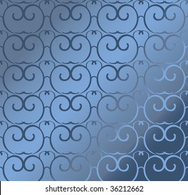 Seamless decorative wallpaper