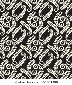 Seamless decorative wallpaper