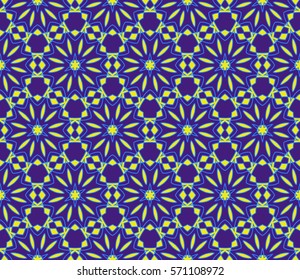 Seamless decotative geometric patterns. vector illustration. for design, banners, invitations, fabrics.