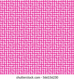 Seamless deep pink pattern with labyrinth-like connected white dots - Eps10 vector graphics and illustration