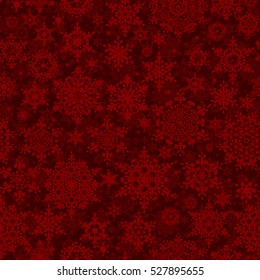 Seamless deep red Christmas texture pattern. EPS 10 vector file