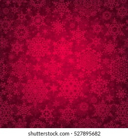 Seamless deep red Christmas texture pattern. EPS 10 vector file included
