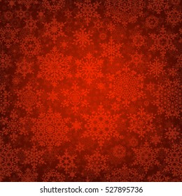 Seamless deep red Christmas texture pattern. EPS 10 vector file included