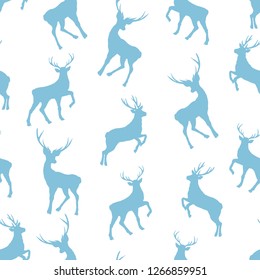 seamless deer pattern