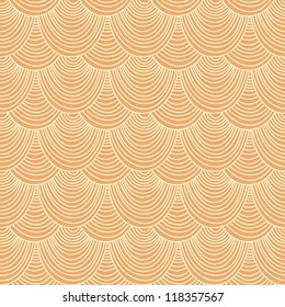 Seamless delicate abstract hand-drawn pastel vector pattern