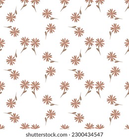 Seamless delicate floral pattern in pastel colors