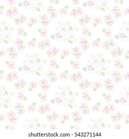 Seamless delicate pattern of bouquet and wreath. Summer flowers. Floral diagonal seamless background for textile or book covers, manufacturing, wallpapers, print, gift wrap and scrapbooking.