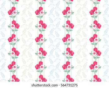 Seamless delicate pattern of bouquet and wreath. Summer flowers. Floral sweet diagonal background for textile or book covers, manufacturing, wallpapers, print, gift wrap and scrapbooking.