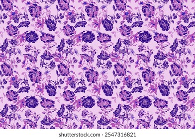 Padrão suave delicado de buquês. Flores de verão. Fundo floral diagonal para capas têxteis ou de livros, papéis de parede, impressão, envoltório de presentes e scrapbooking. Cores da moda