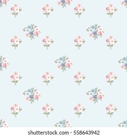El delicado patrón de ramos. Flores de verano. Fondo floral transparente y transparente para textiles, cubiertas, fabricación, papel pintado, papel de pared, envoltura de regalo y chatarra. Millefleurs de colores modernos.
