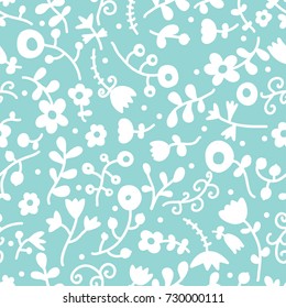 Seamless delicate pattern in vector.