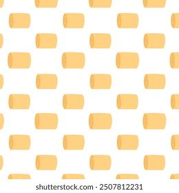 Seamless delicate summer pattern with hay bales