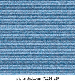 Seamless denim digital pixel blue camouflage textile pattern vector
