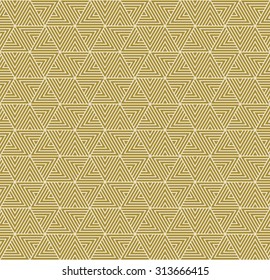 seamless dense vector pattern of triangles.