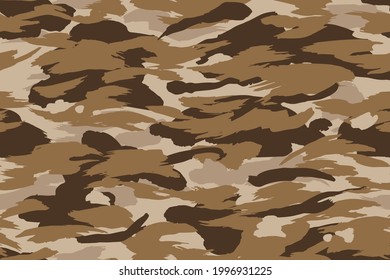 Seamless desert camouflage abstract pattern, Military Camouflage repeat pattern design for Army background, printing clothes, fabrics, sport t-shirts jersey, web banners, posters, cards and wallpapers