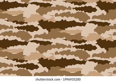 Seamless desert camouflage abstract pattern, Military Camouflage repeat pattern design for Army background, printing clothes, fabrics, sport t-shirts jersey, web banners, posters, cards and wallpapers