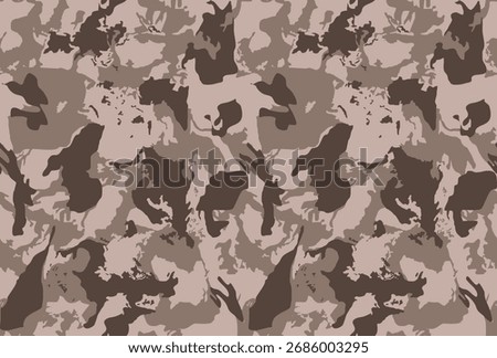 Seamless desert camouflage abstract pattern, Military Camouflage repeat pattern design for Army background, Textile printing clothes, fabrics, sport t-shirts jersey