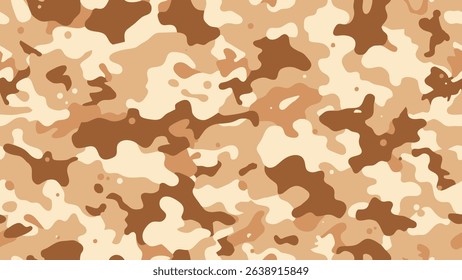 seamless desert camouflage pattern for fabric printing