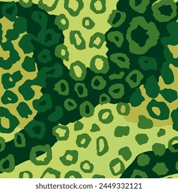 Seamless Desert Tropical Retro Skin Template Print. White Repetitive Summer Organic Jungle, Seamless Watercolor Wallpaper. Repeated Beige Zoo Decor Texture.