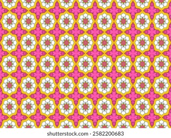 Seamless Design Graphic Symmetric Cloth Texture Perspective Fabric Shape Wallpaper Art Luxury Background Digital Endless Interior Tile Fashion Template Geometric Textile Visual Decoration Pattern.