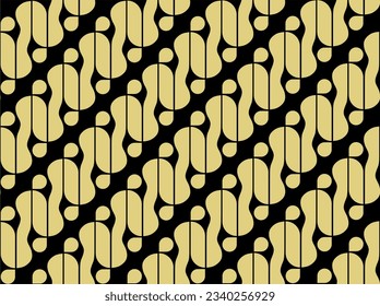 Seamless design of Indonesian batik pattern named PARANG. Traditionally applied on cloth for fashion. Batik texture number 02.   