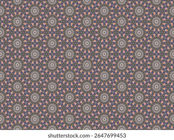 Seamless Design Interior Perspective Luxury Tile Fabric Graphic Endless Geometric Shape Background Art Cloth Texture Fashion Digital Textile Template Symmetric Decoration Wallpaper Visual Pattern.