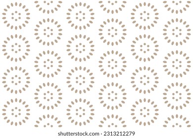 Seamless design of lace pattern, scallop design, fabric template, ornamental fashion design