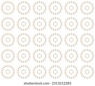 Seamless design of lace pattern, scallop design, fabric template, ornamental fashion design