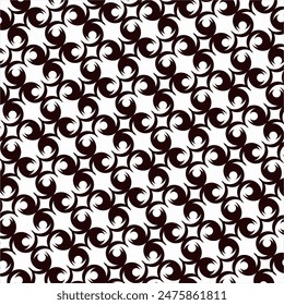 Seamless design pattern with abstract eye elements. Used for design surfaces, fabrics, textiles.