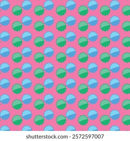 seamless design pattern art color
