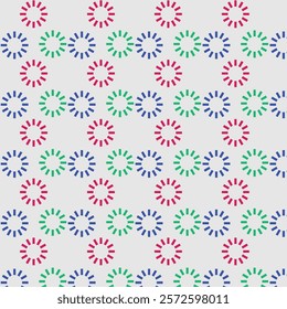 seamless design pattern art color