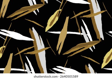 seamless design pattern with flowers and twigs with leaves. Vector illustrator