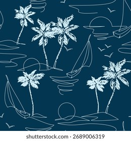 seamless design pattern with flowers and twigs with leaves. Vector illustrator