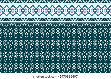Seamless design pattern, Geometric vector of texture background, carpet, wallpaper, clothing, wrapping, Batik, fabric, printing textile illustration.