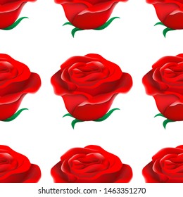 Seamless design pattern isolated on white illustration